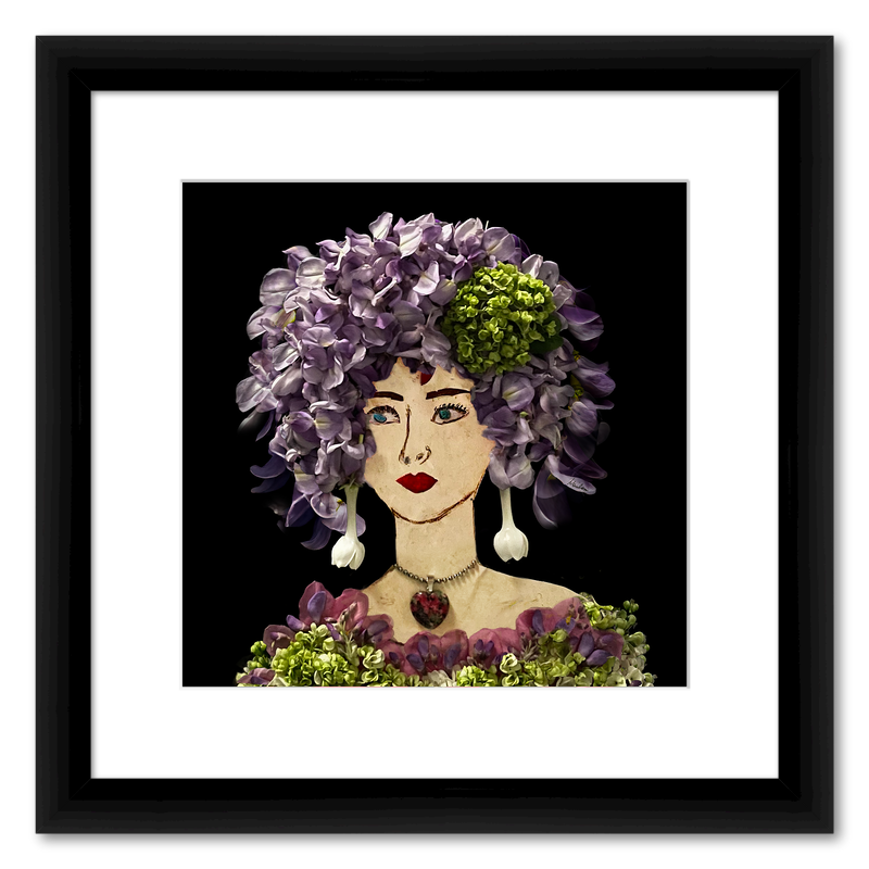 Wisteria Fine Art Print - Square Italian Prime Frame