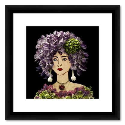 Wisteria Fine Art Print - Square Italian Prime Frame