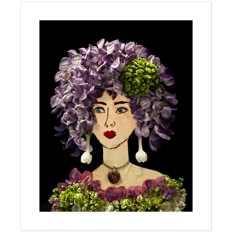 Wisteria Fine Art Print - Rectangle Unframed