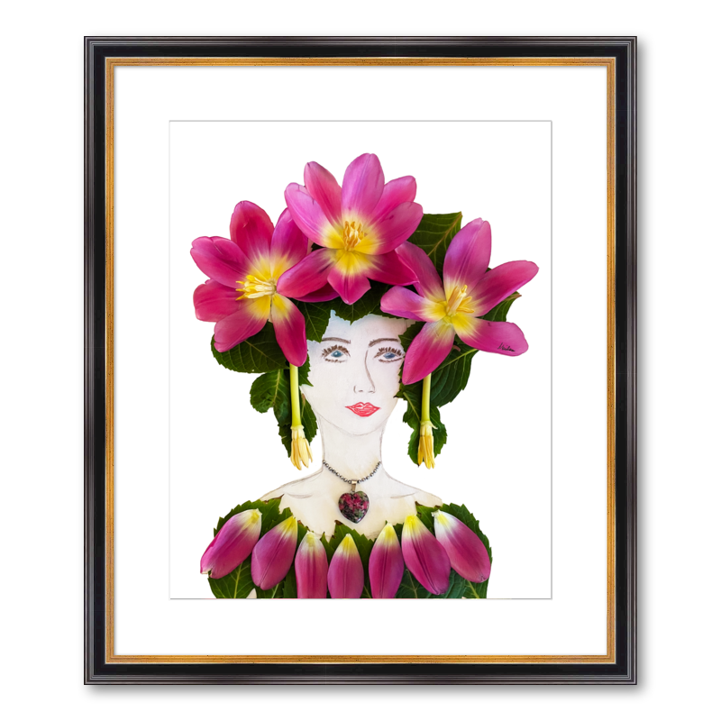Yaya Fine Art Print - Rectangle Academie Frame