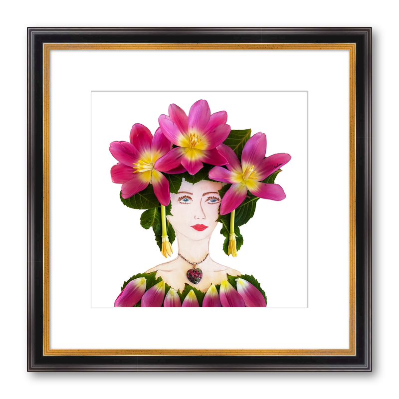 Yaya Fine Art Print - Square Academie Frame