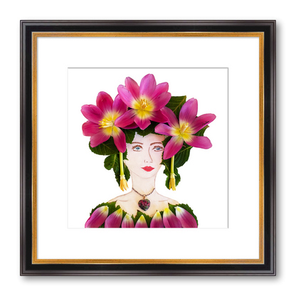 Yaya Fine Art Print - Square Academie Frame
