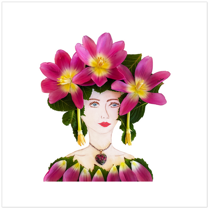 Yaya Fine Art Print - Square Unframed