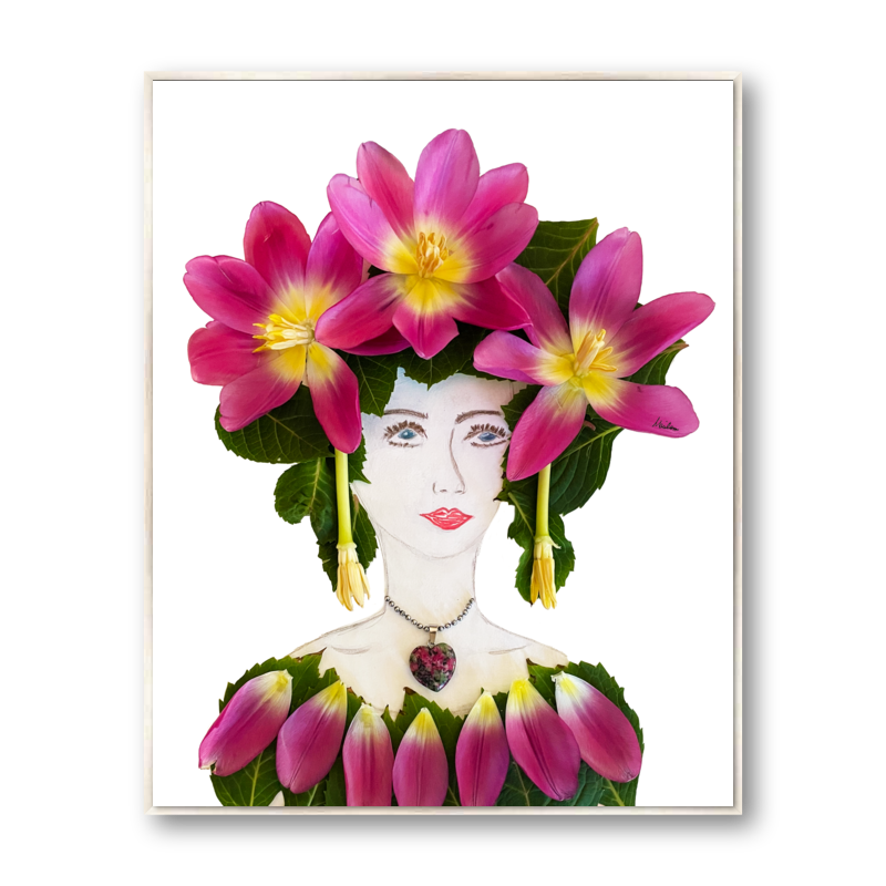 Yaya Metal Print - Rectangle Silver