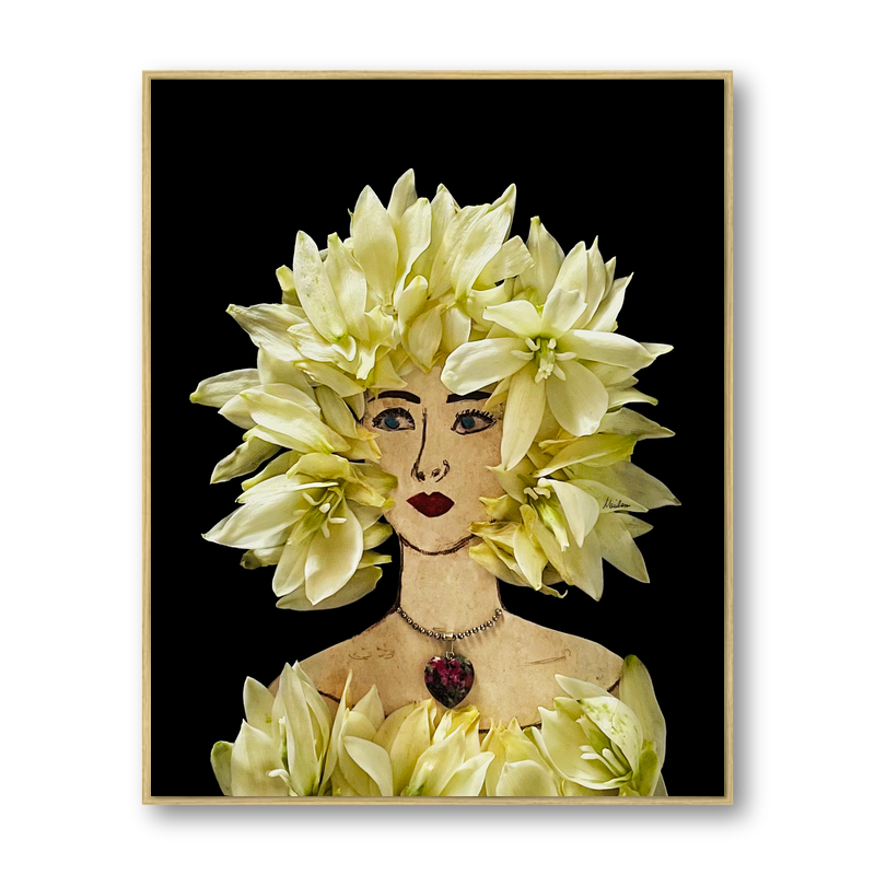 Yucca Metal Print - Rectangle Gold